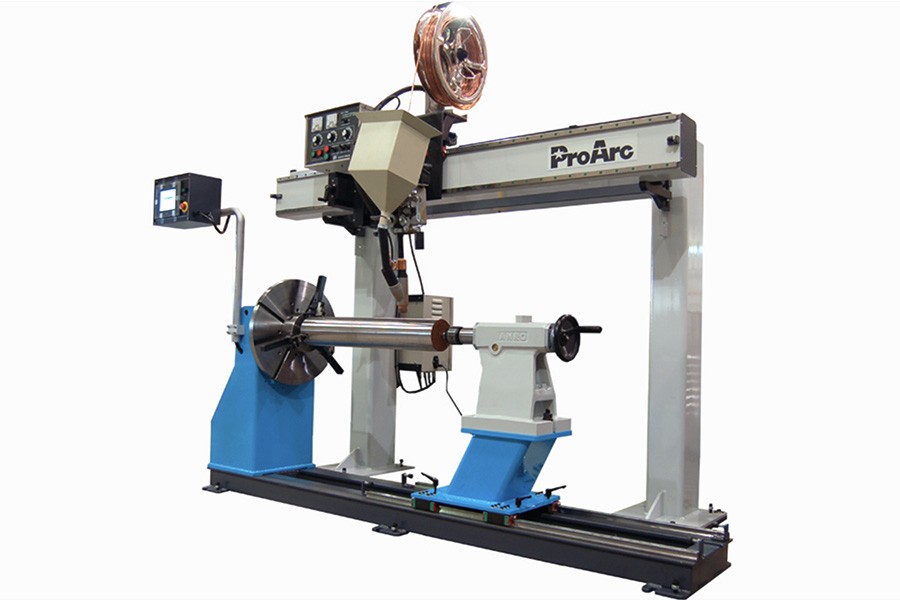 Servo portico y mesa rotativa de soldadura ProArc