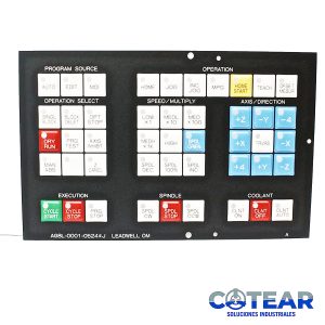 Membrana keysheet Teclado A98L-0001-0524#J P/ Fanuc