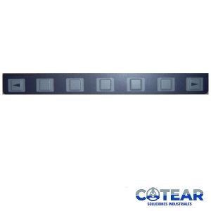 Membrana keysheet Teclado A98L-0001-0629 7Keys P/ Fanuc