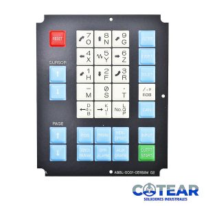 Membrana keysheet Teclado A98L-0001-0518#M 02 P/ Fanuc